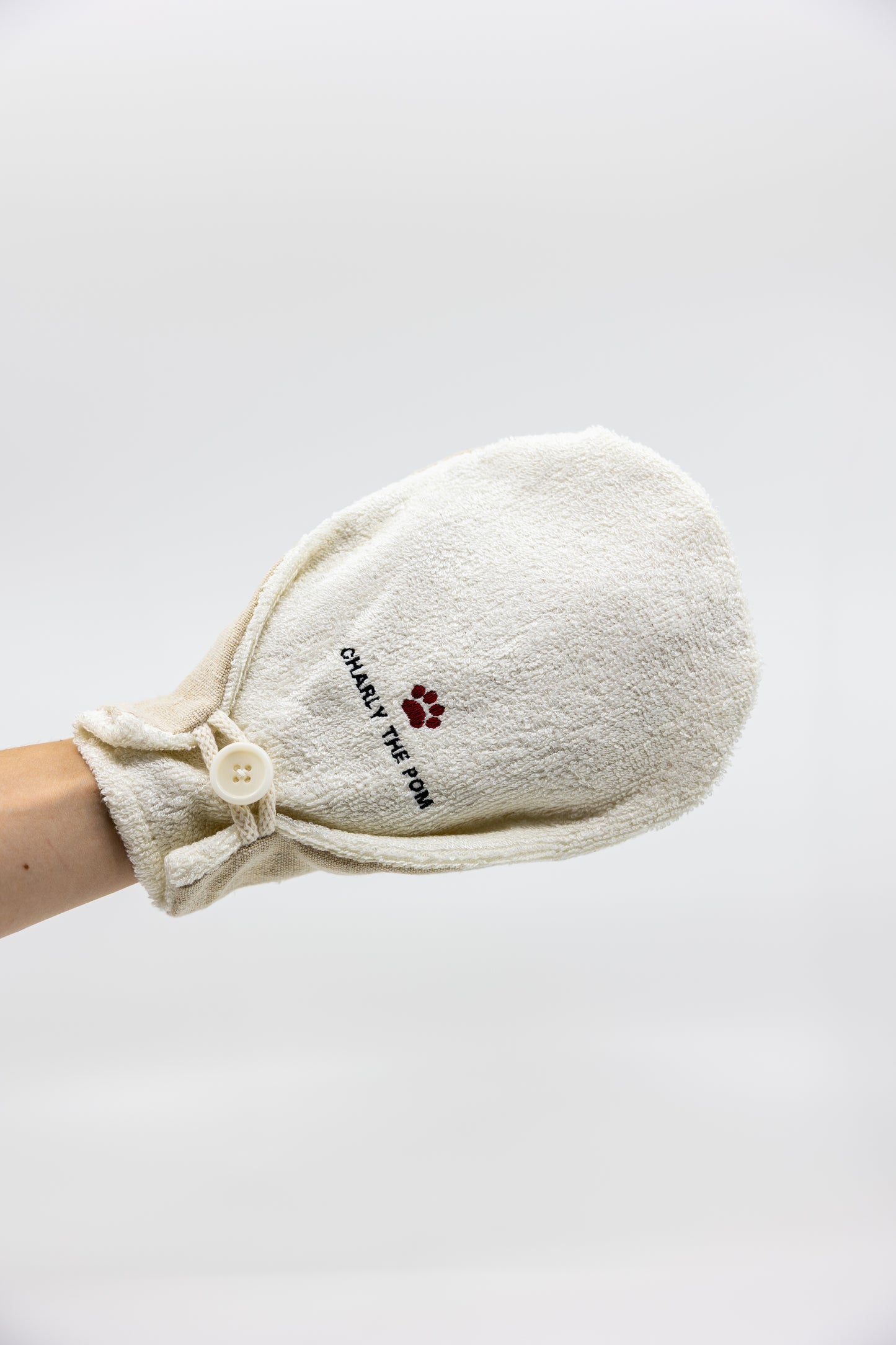 Handschuh für Pfoten- und Fellreinigung